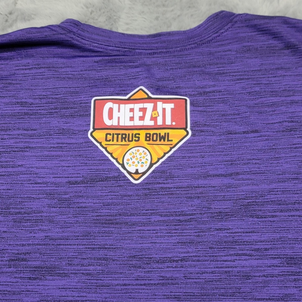 LSU Tigers Nike Team Issued Shirt Mens 3XL Purple NCAA Football Citrus Bowl - Picture 5 of 11